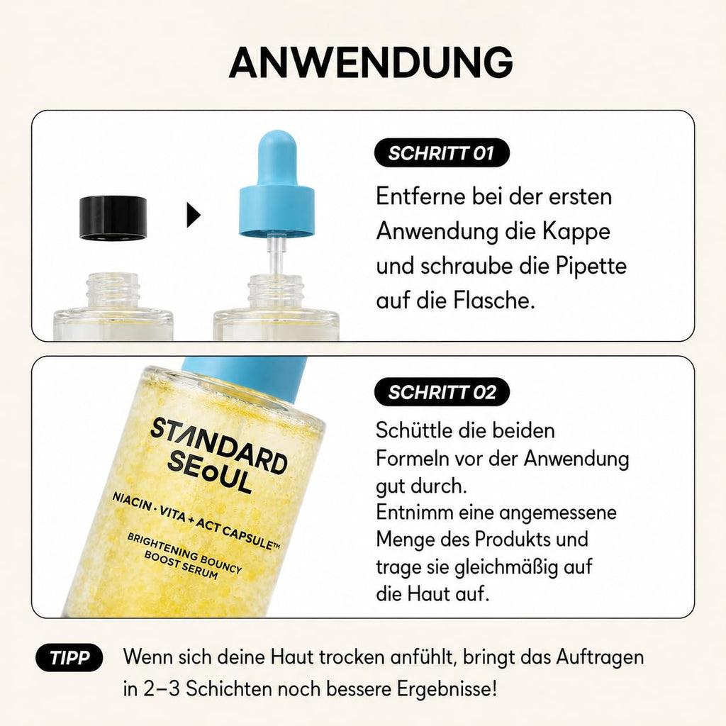 Bouncy Boost Serum – Niacinamid, Alpha Arbutin & Vitamin C für dunkle Flecken, ungleichmäßigen Ton & Ausstrahlung, 30 ml Niacinamid
