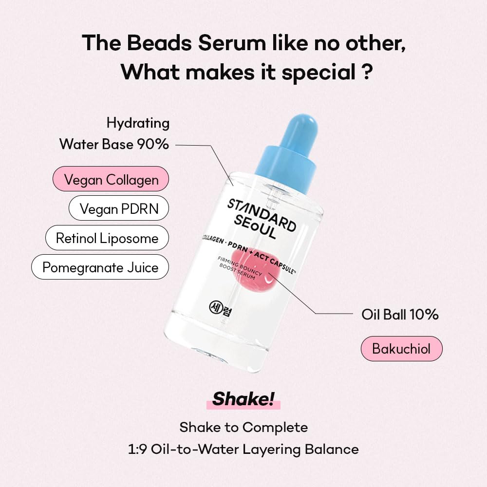 PDRN-Serum für straffe Haut | Formel mit ultraniedrigem Molekulargewicht (≤80 bp) | Für ein glattes Hautbild | Mit Kollagen, Bakuchiol und Retinol (30 ml) | Made in Korea