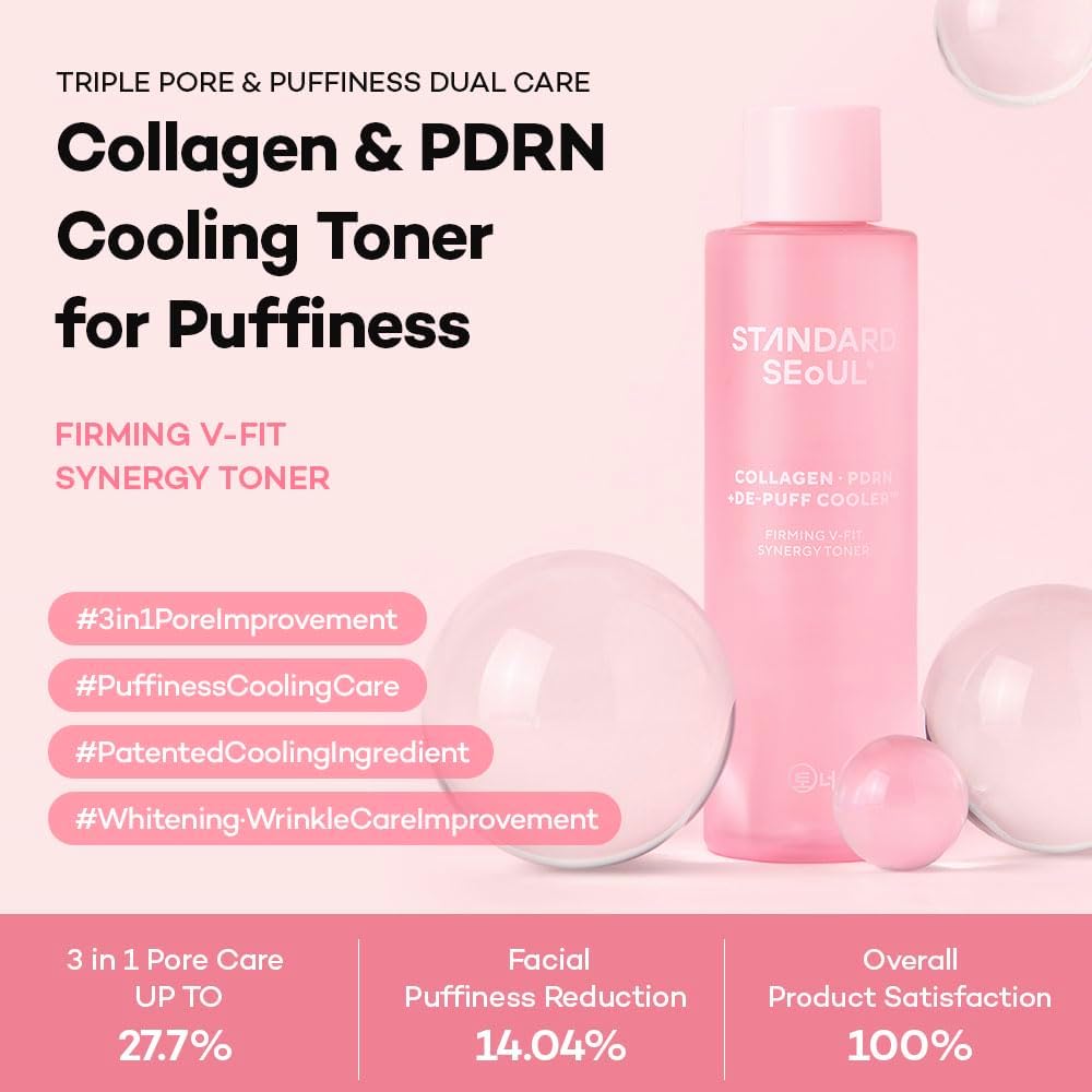 V-FIT Synergy Toner – Straffendes Gesichtswasser mit V-Fit Effekt – Beruhigend & Sanft für sensible Haut – K-Beauty – 200ml