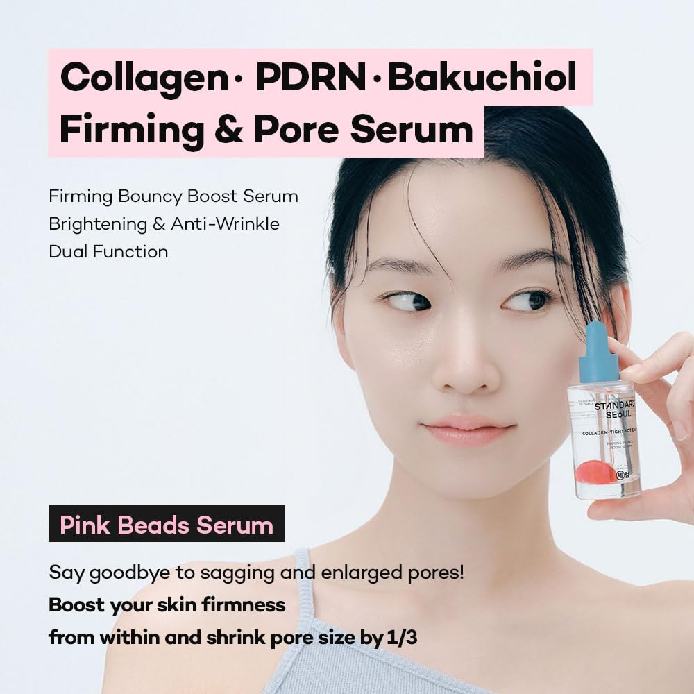 PDRN-Serum für straffe Haut | Formel mit ultraniedrigem Molekulargewicht (≤80 bp) | Für ein glattes Hautbild | Mit Kollagen, Bakuchiol und Retinol (30 ml) | Made in Korea