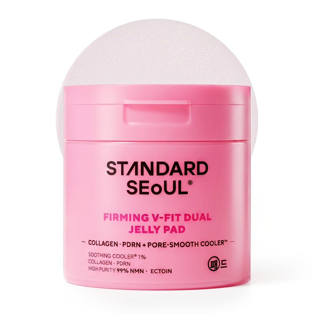 STANDARDSeOUL V-Fit Dual Jelly Pad mit kühlender, doppelseitiger Toner-Formulierung, 60 Pads für straffende Hautpflege