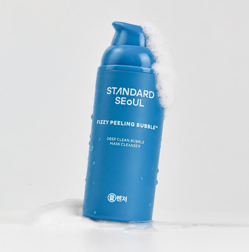 STANDARDSeOUL Deep Clean Bubble Cleanser Gesichtsreinigung für empfindliche und unebene Haut, 50ml, schäumende Gesichtspflege in Flasche